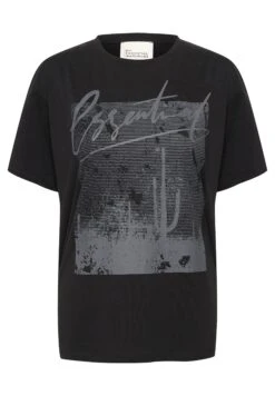 Dictemw- Camiseta Estampada - Black Wash -Tienda barata Ulla Popken 01550a81fcc34814aec19b75ce92b225