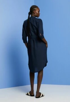 ESPRIT Vestido Camisero - Navy -Tienda barata Ulla Popken 02879987fccf466d8a6c7399e89f8fe4