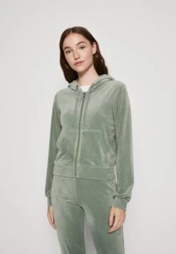 Gina Tricot Sudadera Con Cremallera - Green Bay