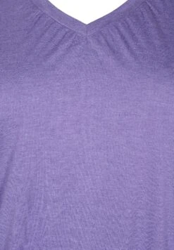 Zizzi With Long Sleeves And V Cutting - Camiseta De Manga Larga - Veronica Mel -Tienda barata Ulla Popken 05960cc9556e4ec78a05ff0095a62c0d