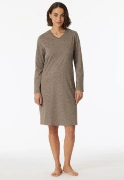 Schiesser Comfort Essentials - Camisón - Taupe