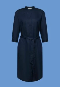 ESPRIT Vestido Camisero - Navy -Tienda barata Ulla Popken 08cd0084d1854f10a2b301176166eafa