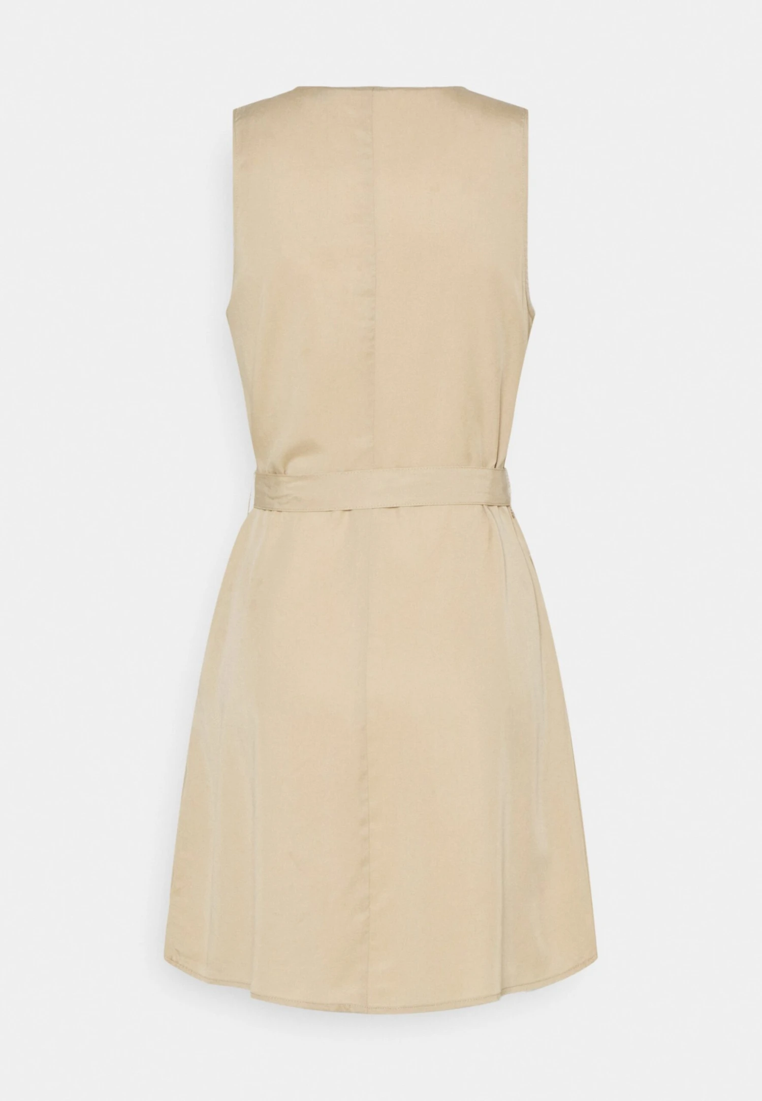 Vero Moda Vmviviana- Vestido Camisero - Beige 4 Vero Moda Vmviviana- Vestido Camisero - Beige - Imagen 2