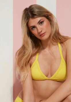 Triangle - Top De Bikini - Gelb/Lemon Yellow -Tienda barata Ulla Popken 09b145c0ca104df1af6f22b6d5e4d2aa