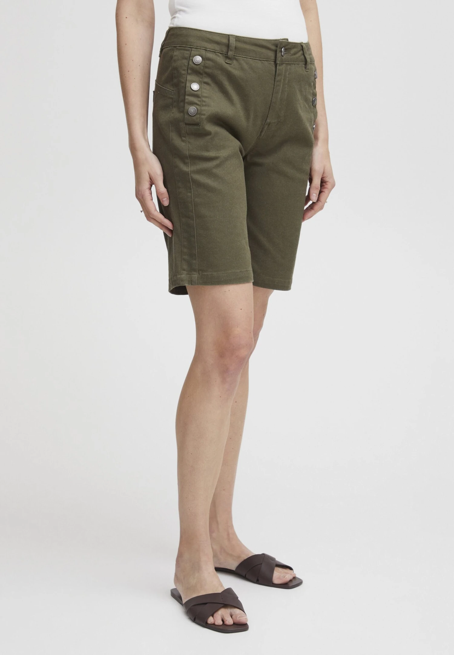 Fransa Frlomax 5 Sh - Shorts - Dusty Olive 3 Fransa Frlomax 5 Sh - Shorts - Dusty Olive