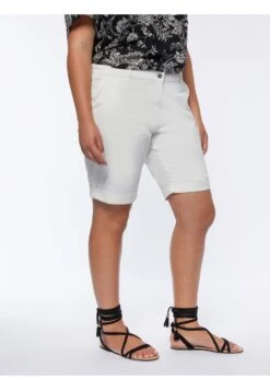 Avec Un Revers Vers Le Bas - Shorts - Bianco