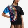 Desigual Oversize Beaded Tropical - Complementos De Playa - Black -Tienda barata Ulla Popken 0eb2048d670348e98d1e4638e30676b9