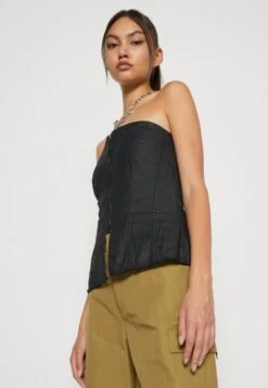 WEEKDAY Maggie Zip Corset - Top - Black 11 WEEKDAY Maggie Zip Corset - Top - Black -Tienda barata Ulla Popken 0edc5db19bd242a78a72d4a42ff30c5b