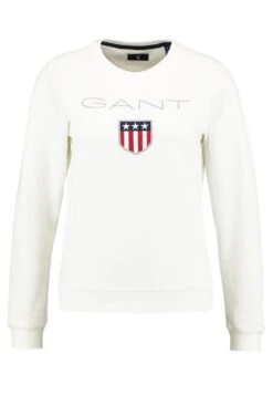 Gant Shield Logo C Neck- Sudadera - Eggshell -Tienda barata Ulla Popken 17e3826dd8ef4c509b3b00325fe7a4a7