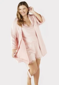 Curve Blush Trim- Albornoz - Pink -Tienda barata Ulla Popken 17f0960c39684fa3a61df57a19b0aa37