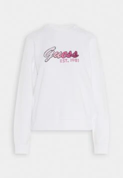 Guess 3D Patch - Sudadera - Pure White -Tienda barata Ulla Popken 1abd456313eb4c85821fcb63f707e992