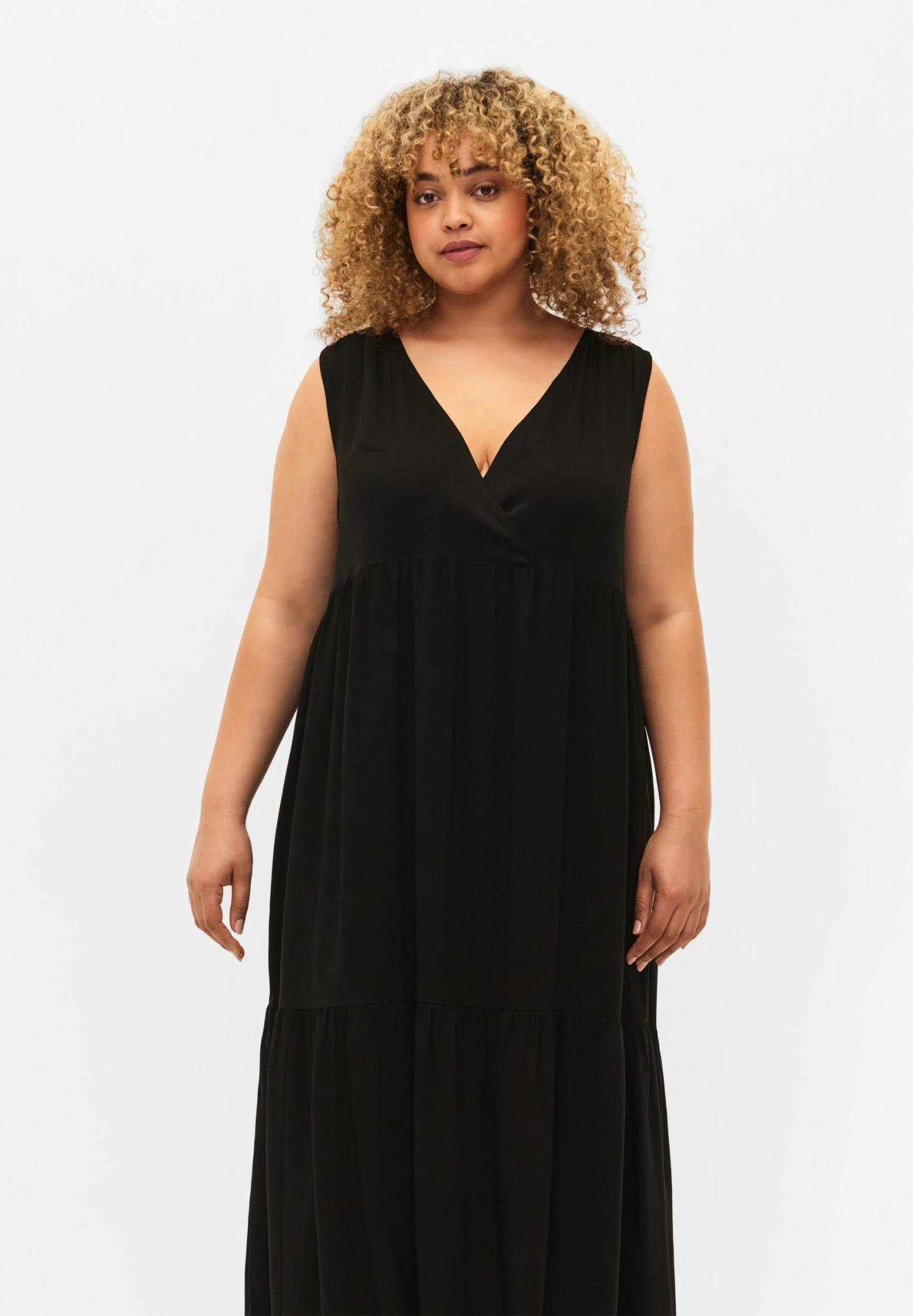 Zizzi Sleeveless - Vestido Largo - Black 5 Zizzi Sleeveless - Vestido Largo - Black - Imagen 3