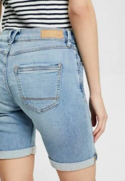 ESPRIT Shorts Vaqueros - Blue Light Wash -Tienda barata Ulla Popken 1dd65515cc4246ef8e96456ebbb97006