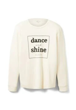 Tom Tailor Mit Glitzerndem Print  - Sudadera - Soft Buttercream -Tienda barata Ulla Popken 20ef5d74f80948649c6c4ab841255460