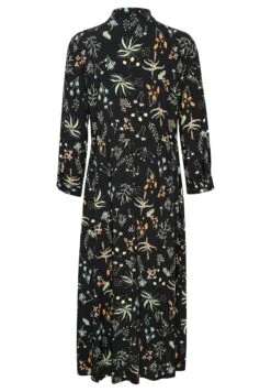 Soaked In Luxury Slvioletta - Vestido Camisero - Black Botanical Print -Tienda barata Ulla Popken 21bb1ca445cf4c19aa2e3609d3a76612