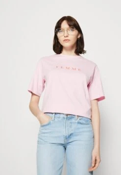 Selected Femme Slfvilja- Camiseta Estampada - Light Pink -Tienda barata Ulla Popken 21f8919a5eb54c53b0b7f7c7f25c709e