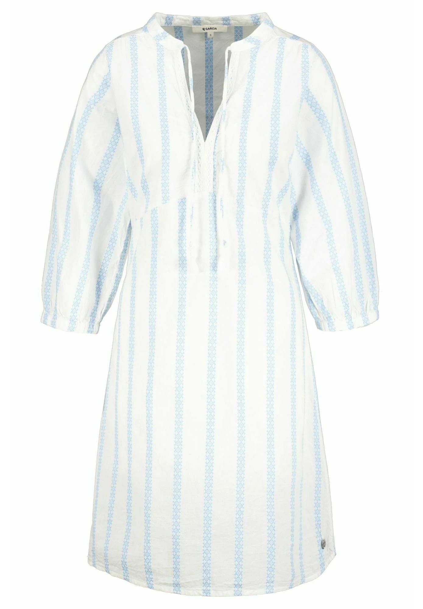 Garcia Striped - Vestido Informal - Off White 7 Garcia Striped - Vestido Informal - Off White - Imagen 5
