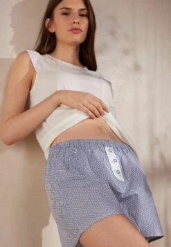 Intimissimi View - Pantalón De Pijama - Aufdruck Santorini Print Blue -Tienda barata Ulla Popken 23ace4b4c95b48f6ba0a1feb975d9a9e