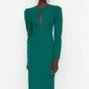 Trendyol Vestido De Tubo - Green -Tienda barata Ulla Popken 2401b0a26d274e54a8ba835e9c61b96d