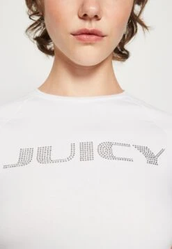 Juicy Couture Digi Shrunken Tee - Camiseta Estampada - White -Tienda barata Ulla Popken 249118474e534288bfadaaa693d46e9e