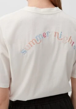 S.Oliver Camiseta Estampada - Ecru -Tienda barata Ulla Popken 249f01b04d44488ab8696bc6e5d25355