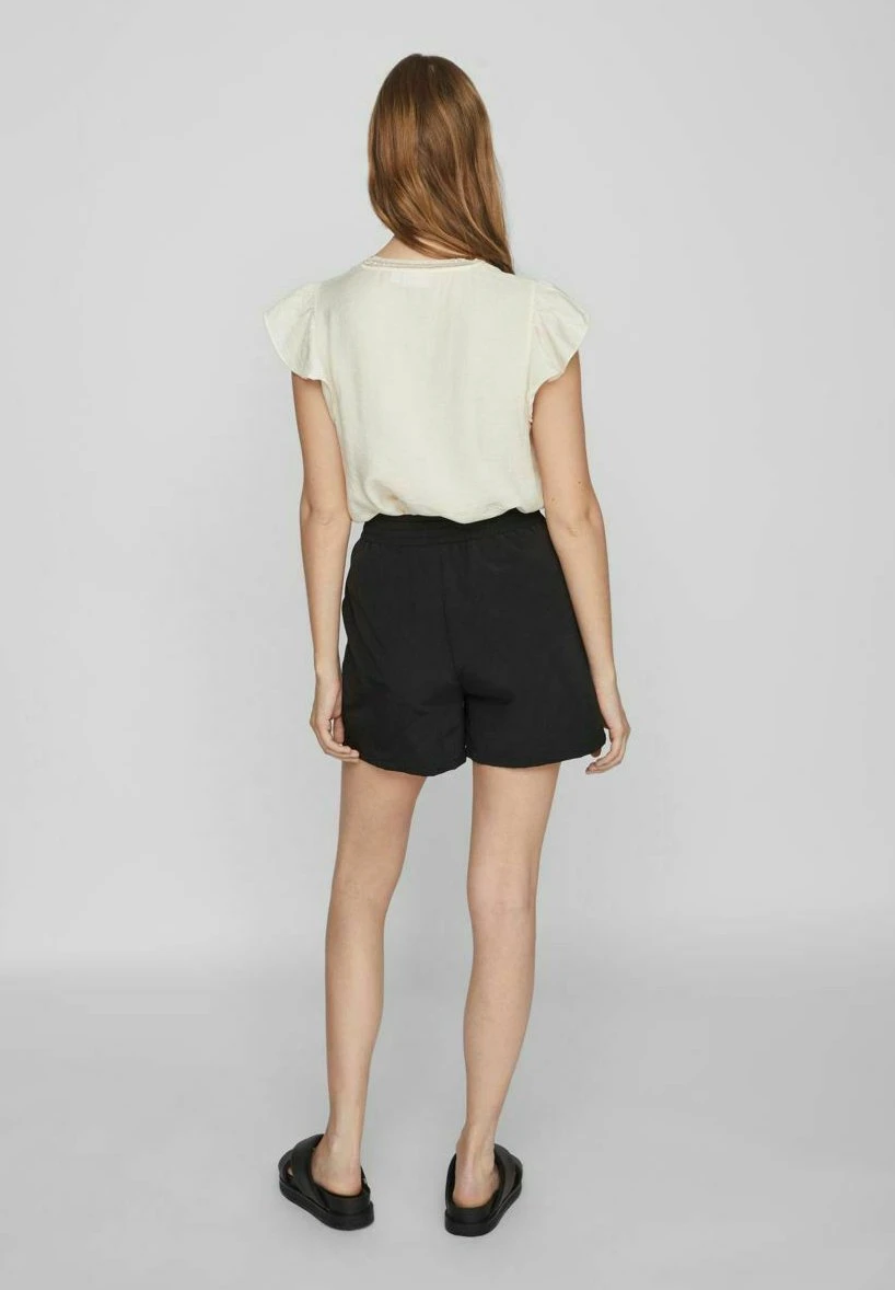 Vila High Waist - Shorts - Black 5 Vila High Waist - Shorts - Black - Imagen 3
