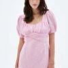 Balloon Sleeve - Vestido Informal - Pink