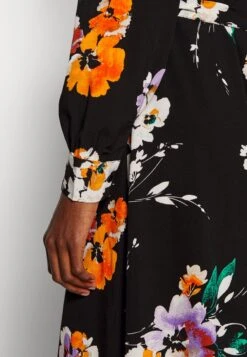 Vero Moda Tall Vmshilah Naja Long Shirt Dress - Vestido Camisero - Black/Penny -Tienda barata Ulla Popken 261640b8296448e1bcb7260f62059d7a