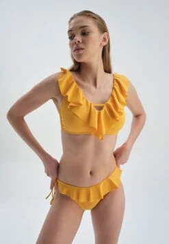 Top De Bikini - Yellow -Tienda barata Ulla Popken 2997ede8e8054287a47741db0dffcbc6