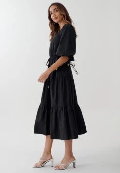 Tussah Dawson Midi - Vestido Largo - Black -Tienda barata Ulla Popken 29c9894b5f6842a4924938b3fb29f19e