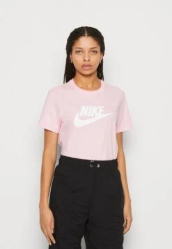 Nike Sportswear Tee - Camiseta Estampada - Med Soft Pink