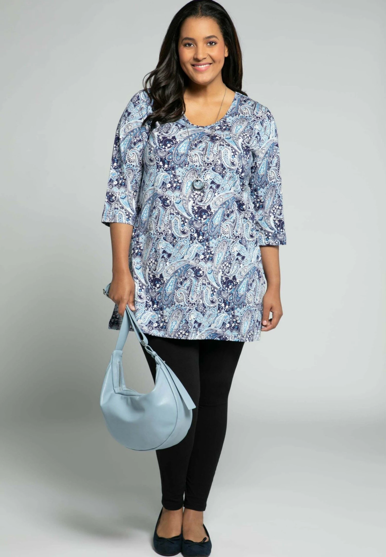 Ulla Popken Camiseta De Manga Larga - Marine 4 Ulla Popken Camiseta De Manga Larga - Marine - Imagen 2