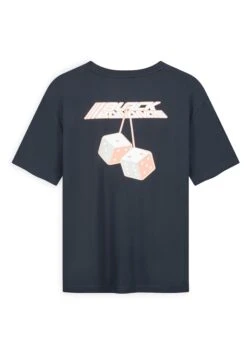 Dice - Camiseta Estampada - Navy Blue -Tienda barata Ulla Popken 319721f65e7d4be78078b46090c073d6