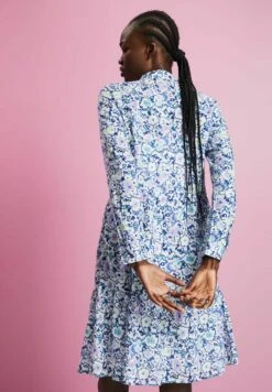 ESPRIT Mit Floralem Allover - Vestido Camisero - White -Tienda barata Ulla Popken 3220f1f0b2de4672aecd4b9e5204a0c2