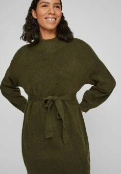 Vila Taillengürtel - Vestido De Punto - Ivy Green -Tienda barata Ulla Popken 32c1b1f73fd440439b3c0bc8ad250627