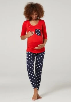 Set - Pijama - Red Dark Blue White