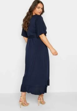 Ruffle Wrap - Vestido Informal - Blue -Tienda barata Ulla Popken 34e0fbc59b5c4ff8ba7da024f02a74ae