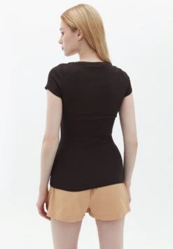 Scope Neck- Camiseta Básica - Black Coffee -Tienda barata Ulla Popken 3515030ce57149b9807cc8ac7df82add