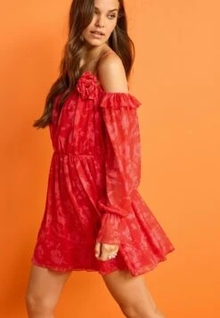 Next Long Sleeve - Vestido Informal - Red -Tienda barata Ulla Popken 3551ab2855874967ab74d6dc1c8d28c0