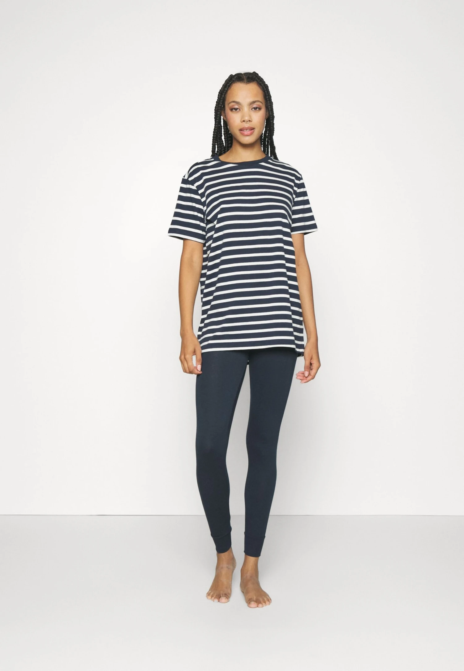 Schiesser Schlafanzug Lang Leggings - Pijama - Nachtblau 3 Schiesser Schlafanzug Lang Leggings - Pijama - Nachtblau