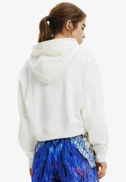 Desigual Arty Hoodie - Jersey Con Capucha - White -Tienda barata Ulla Popken 364c0aa95c624a9792970734690129e1