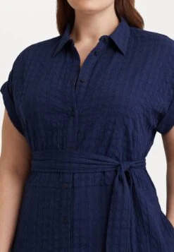 Vilma Short Sleeve Day Dress - Vestido Camisero - French Navy -Tienda barata Ulla Popken 36b9935d03574c7ea078ff1d6bc8793f