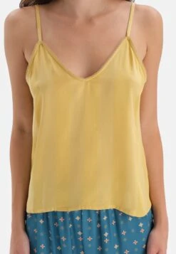 V-NeckRegular Sleeveless- Pijama - Mustard -Tienda barata Ulla Popken 36c48009e66a4ca28d9385f9625711ca
