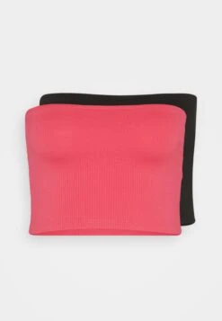 Even&Odd 2 Pack - Top - Black/Pink -Tienda barata Ulla Popken 3899ea0aaa444b27962fd71d4f1be844