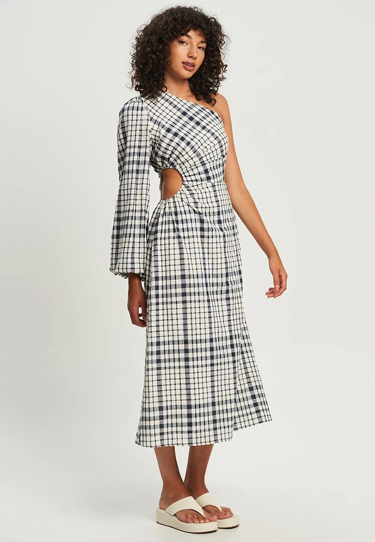 Calli Vida - Vestido Informal - Navy Check 4 Calli Vida - Vestido Informal - Navy Check - Imagen 2