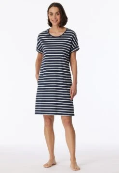 Schiesser Casual Essentials - Camisón - Nachtblau