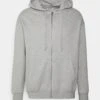 YOURTURN Relaxed Fit Unisex - Sudadera Con Cremallera - Mottled Light Grey -Tienda barata Ulla Popken 39e30f2e0b3a4233a7ba3334409eb553