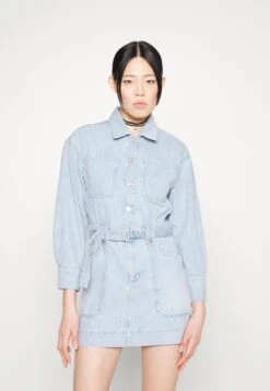 DL1961 Coletta Dress - Vestido Vaquero - Fountain/Vintage Recover