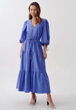 Tussah Dawson Midi - Vestido Largo - Cobalt Blue
