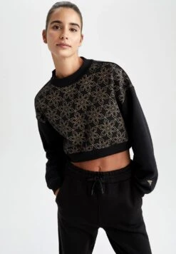 DeFacto Cover - Up- Sudadera - Black